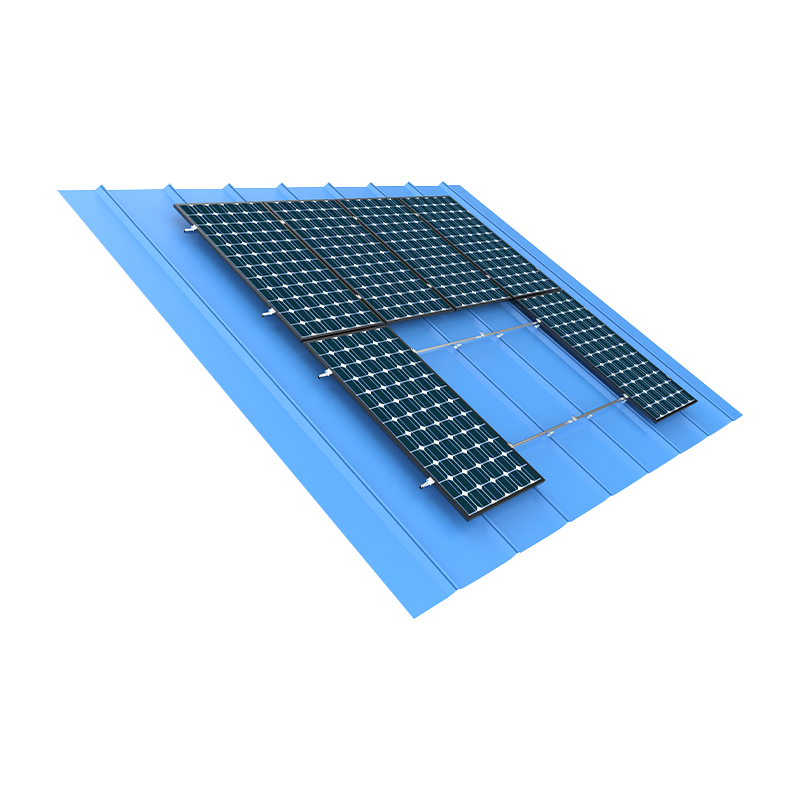 การติดตั้ง PV หลังคาโลหะ